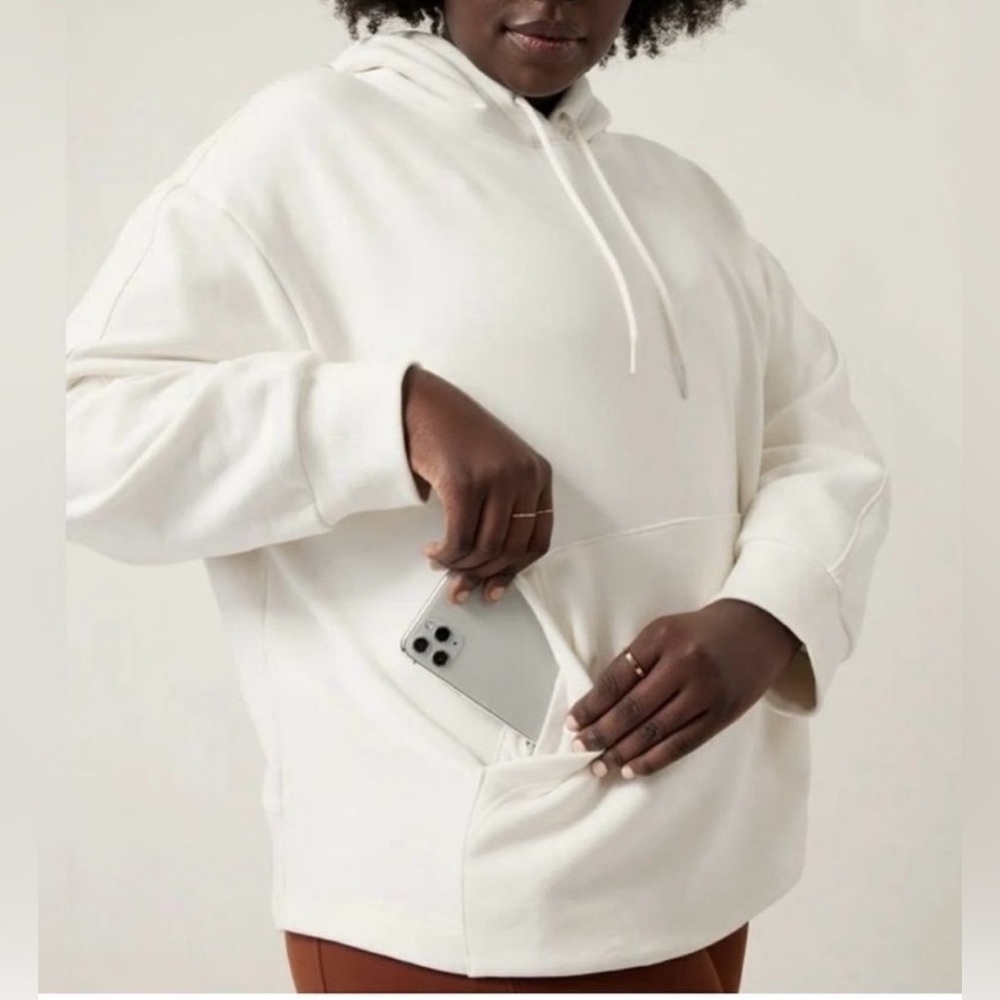 Athleta White Hoodie